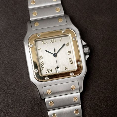 cartier santos xl galbee|cartier santos galbee model.